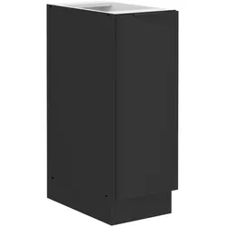 Küchen Unterschrank Schrankauszug 30 cm SIENA Schwarz Küche Küchenzeile