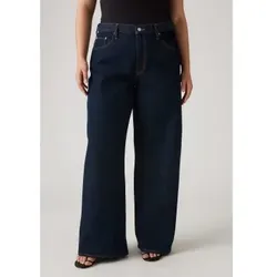 Levi's für Damen. A8701-0007 Jeans XL Straight navy (29/29), Lässig, Baumwolle, Denim, Marine