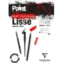 Clairefontaine, Bastelpapier, Multi-Technik (250 g/m2, 60x)