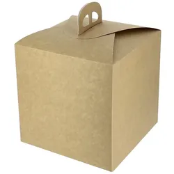 MONOUSO - Panettone Kraftkarton 500g 18,5x18,5x18,5cm (100 Stück)
