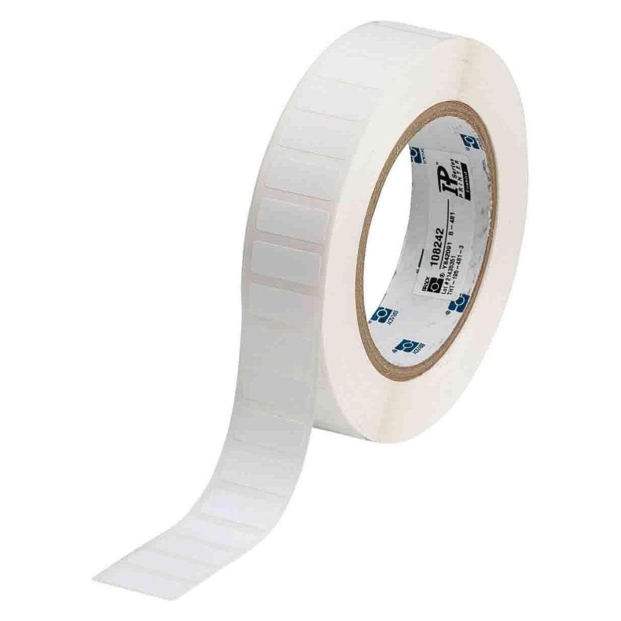 Brady THT-195-481-3, Polyester, Weiss, matt, 22.86 x 9.53 mm, permanent (3000 E.) (THT-195-481-3)