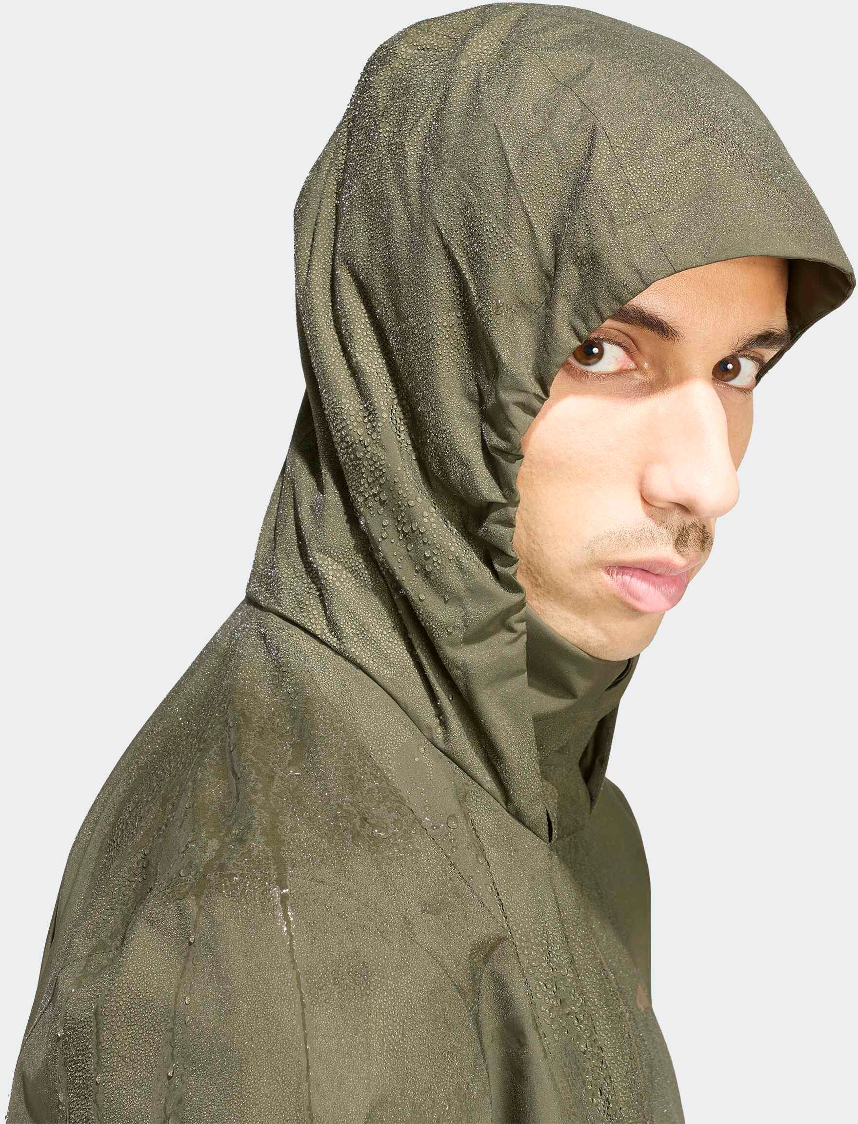 Adidas TERREX "MULTI ESSENTIALS 2 LAYER RAIN T" sportlicher Stil, mit Climaproof Technologie, aus Polyester