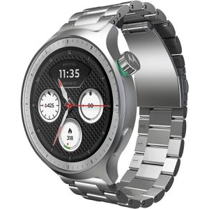 Motorola Smartwatch Watch Premium, GPS, 47 mm, Edelstahl