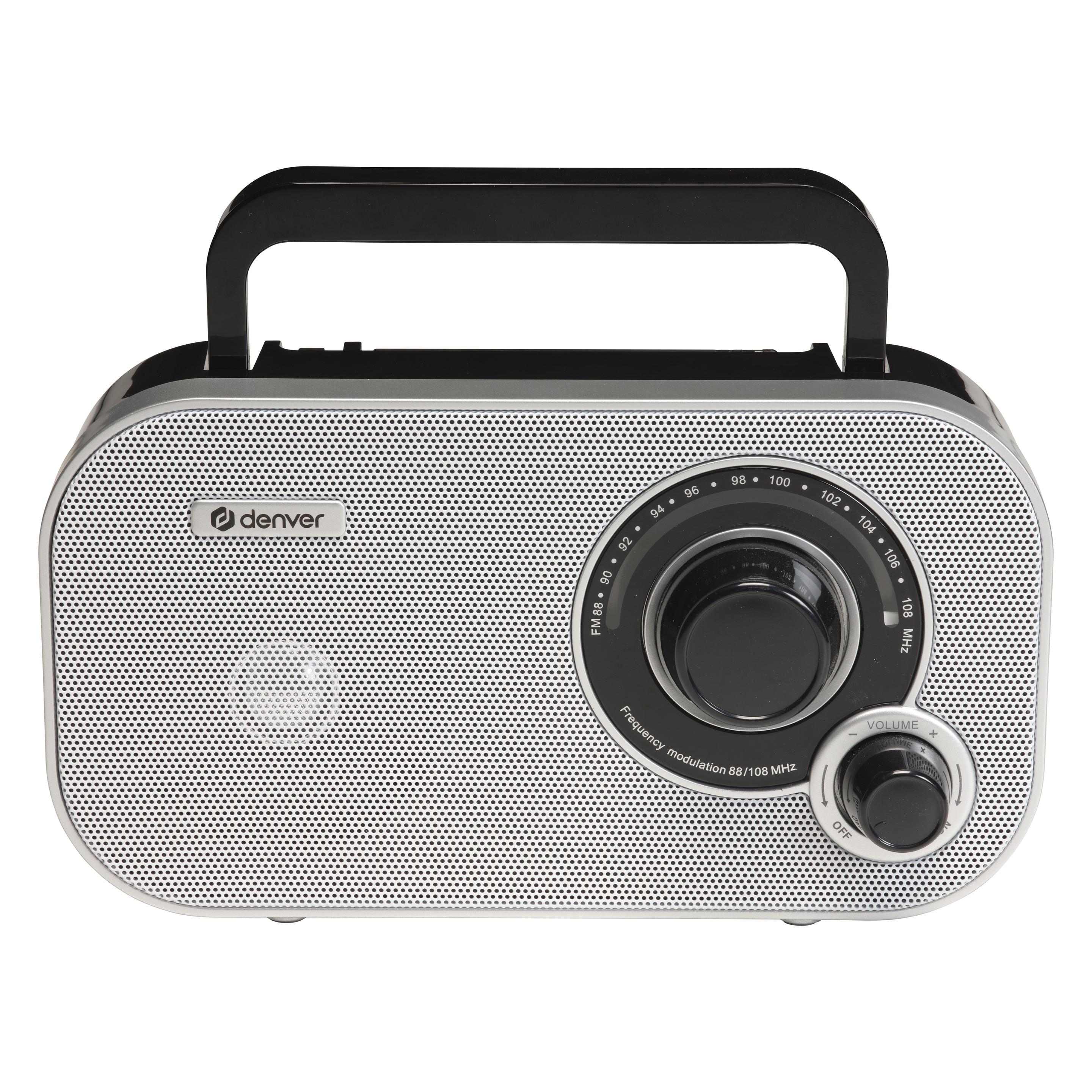 Denver Transistorradio Electronics AM/FM Weiss (FM) (111101000680)