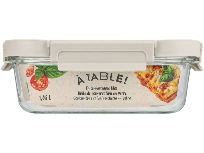 À Table! Frischhaltedose Glas 1.05l
