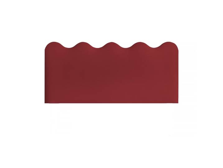 Tête de lit rembourrée forme ondulée 160x73,5cm