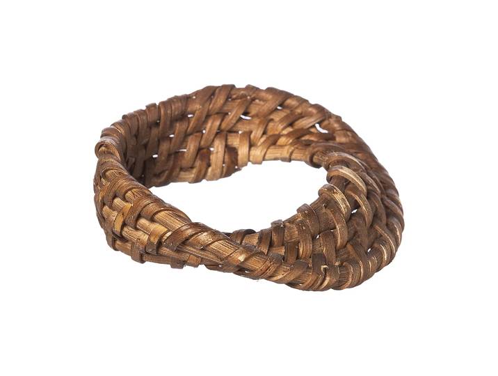 ERNST Anneau de serviette Ernst, lot de 2 Brun foncé