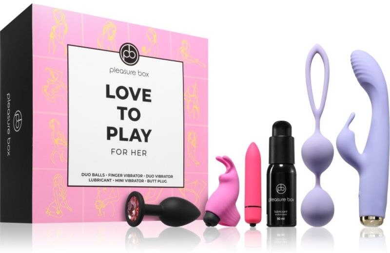 Dream Toys Pleasure Box Love To Play set d’accessoires érotiques