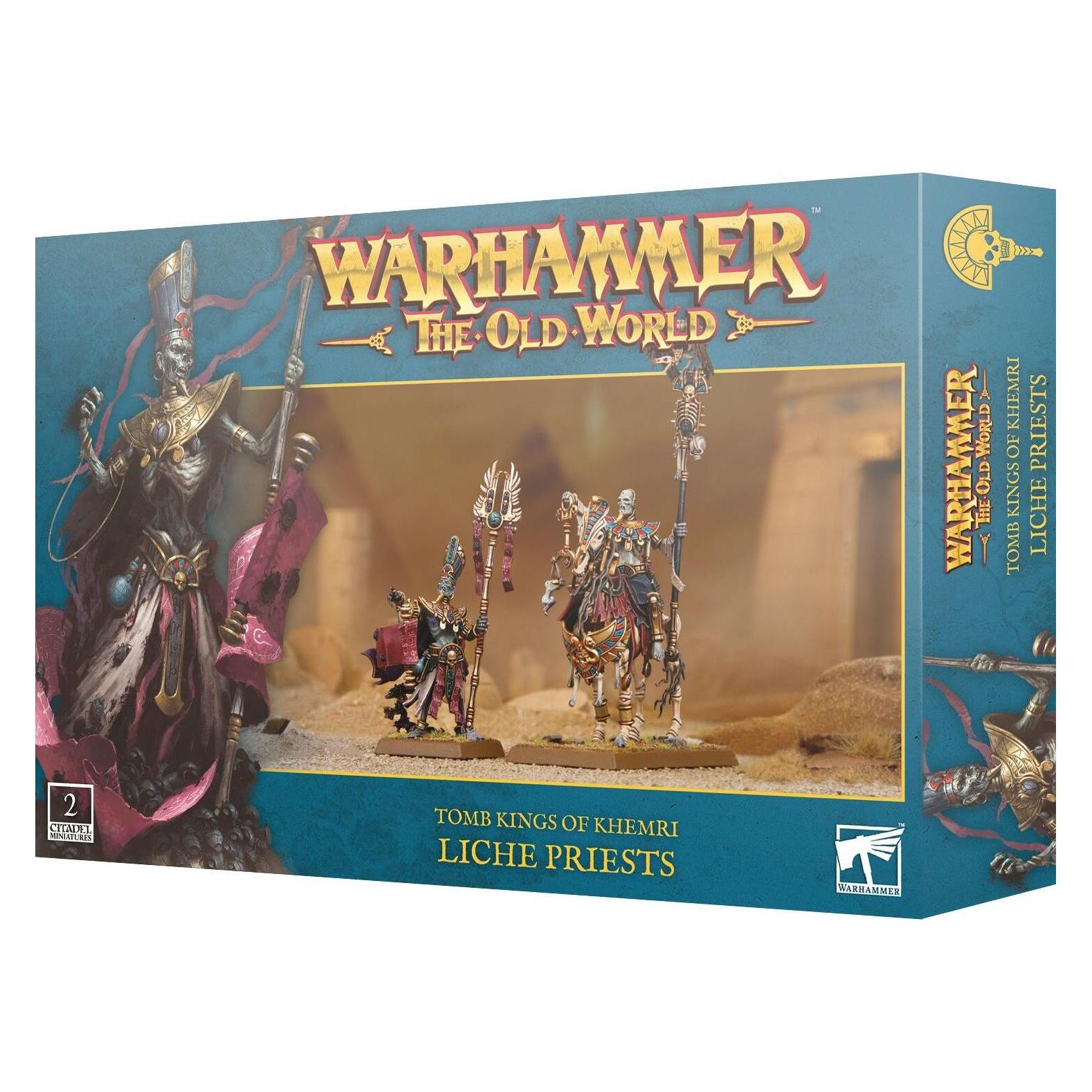 Games Workshop Warhammer ToW - Tomb Kings of Khemri Prêtres Liches (Kunststoff) (07-14)