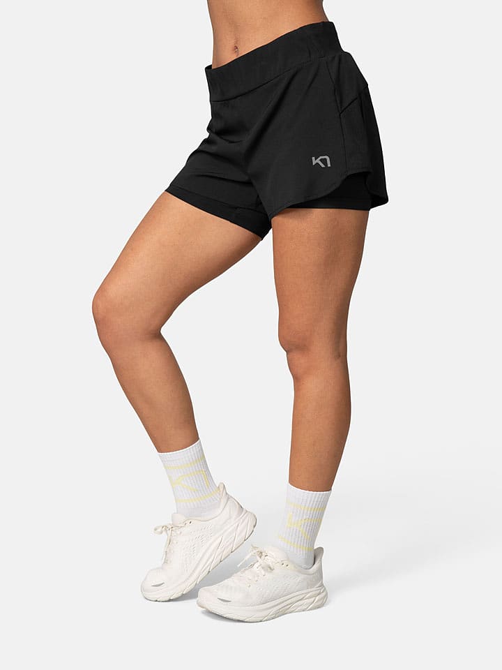 KARI TRAA Trainingsshorts "Mija" in Schwarz - S