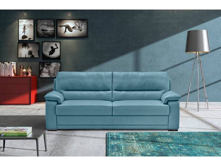 Egoitaliano 2,5-Sitzer Doris, modernes Designersofa, Ledersofa mit erstklassiger Sitzqualität, edle Detailverarbeitung, perfekte Polsterung, aus hochwertigem Leder