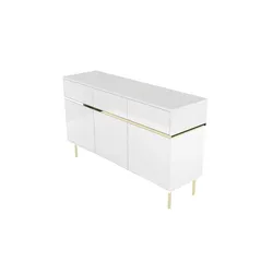 Sideboard  Marika , weiß , Maße (cm): B: 137,5 H: 85