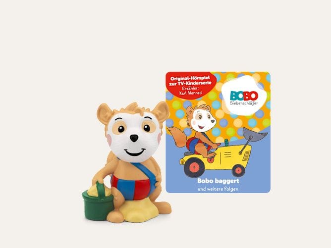 tonies 11002281 Bobo Siebenschläfer: Bobo baggert und weitere Folgen (Mehrfarbig)