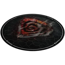 Genesis, Bodenschutzmatte, Tellur 400 Round Lava (100 x 100 cm)