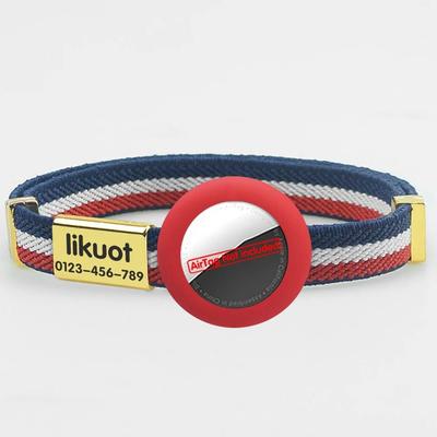 Uplift Picks Cute Breakaway Cat Collar With AirTag Holder And Personalized Name Tag multicolor
