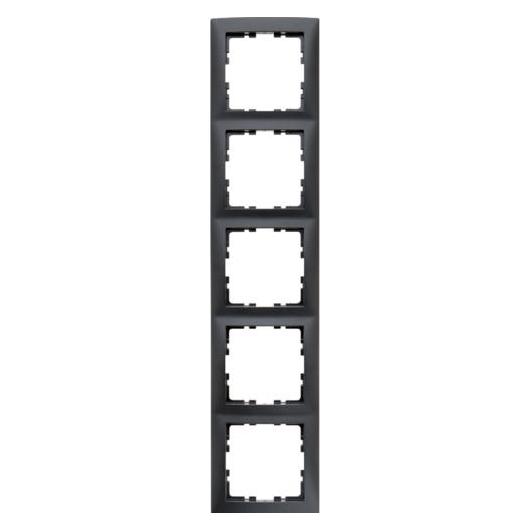 Berker Fivefold rėmas antracitinis antracitinis matinis (5310158996) (5310158996)