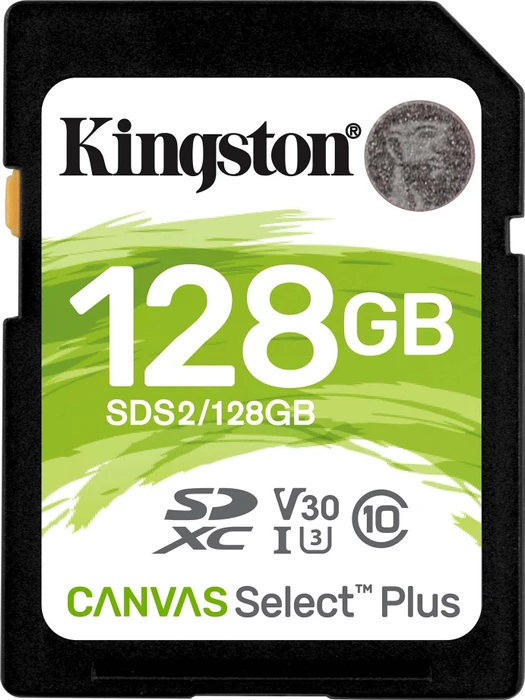 Kingston SDXC 128 GB Canvas Select Plus Gen 3