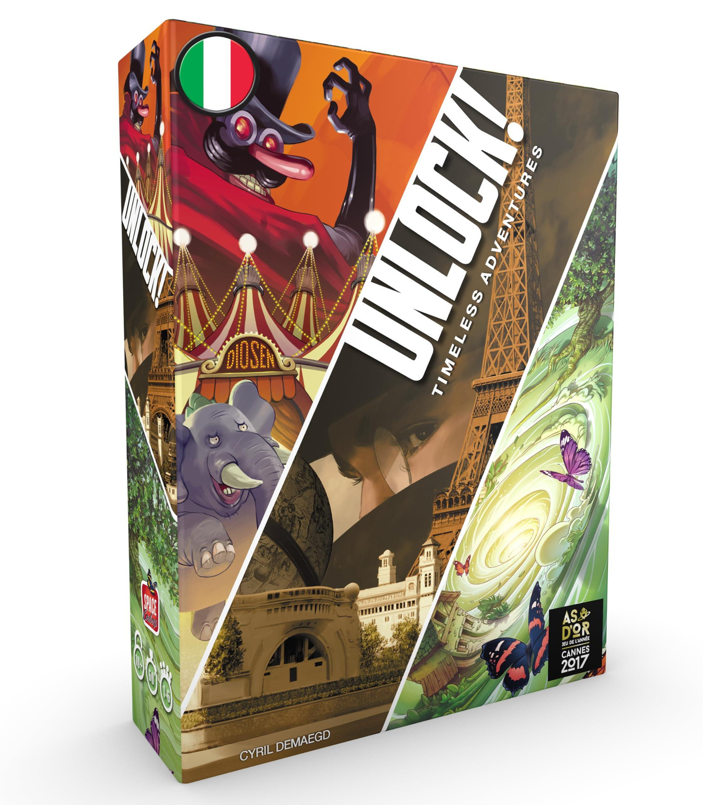 Asmodee Unlock! Tijdloze Avonturen bordspel voor kinderen vanaf 10 jaar