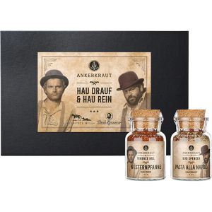 ANKERKRAUT Geschenkset Bud Spencer & Terence Hill, 2 beliebte Gewürzmischungen im Korkenglas