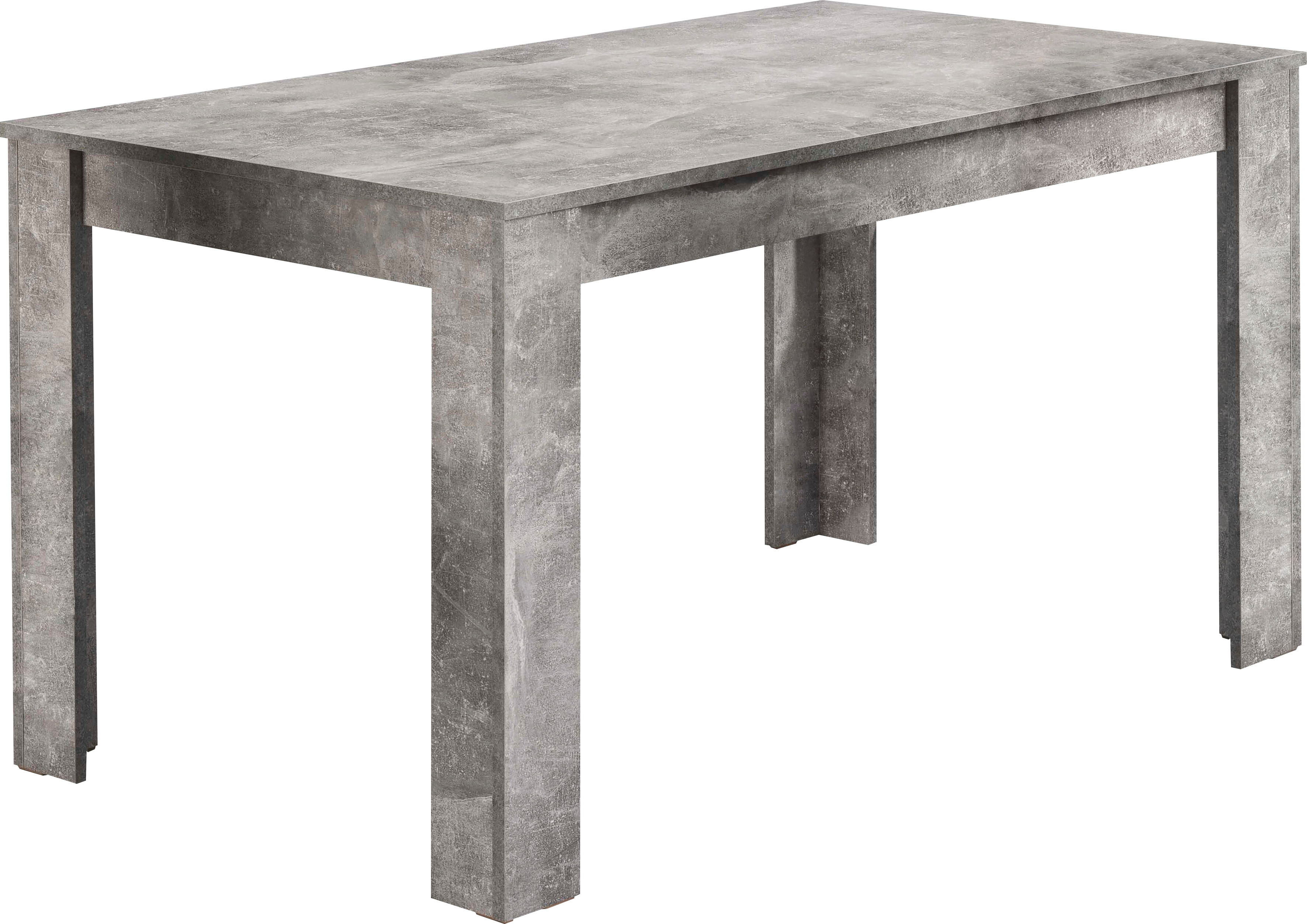 Esstisch BYLIVING "Nepal", grau (betonoptik, betonoptik, betonoptik), B:140cm H:75cm T:80cm, Tische, Esstisch, Breite 80/ 90/ 120 oder 140 cm, verschiedene Ausführungen erhältlich betonoptik, betonoptik, betonoptik B/H/T: 140cm x 75cm x 80cm