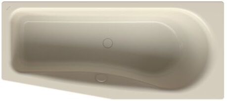 Bette BetteLuna Badewanne 2750-001 pergamon, 170x75x45cm, Schräge Fußende links