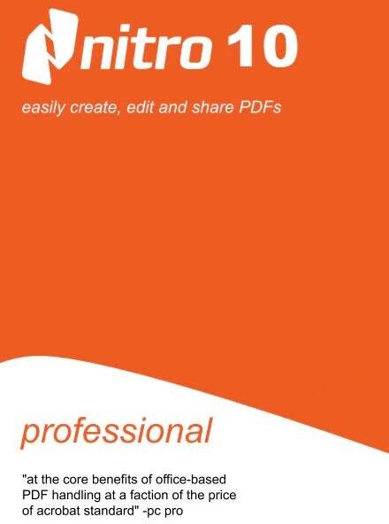 Nitro PDF Pro 10 Key Code Lifetime GLOBAL