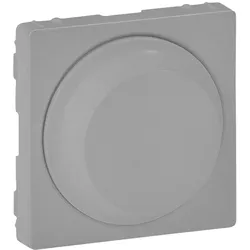 Legrand 754882 Abdeckung für Drehdimmer des Schalterprogramms VALENA LIFE, Farbe: Aluminium