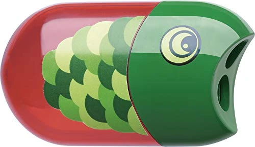FABER-CASTELL Dosenspitzer doppelt Fisch schwarz