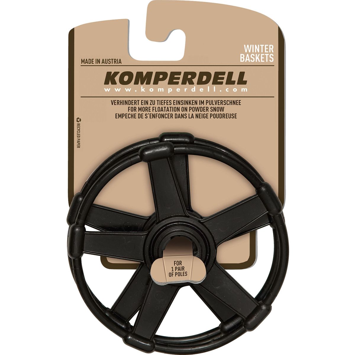 Komperdell Vario Tiefschneeteller black (925) 9908-925