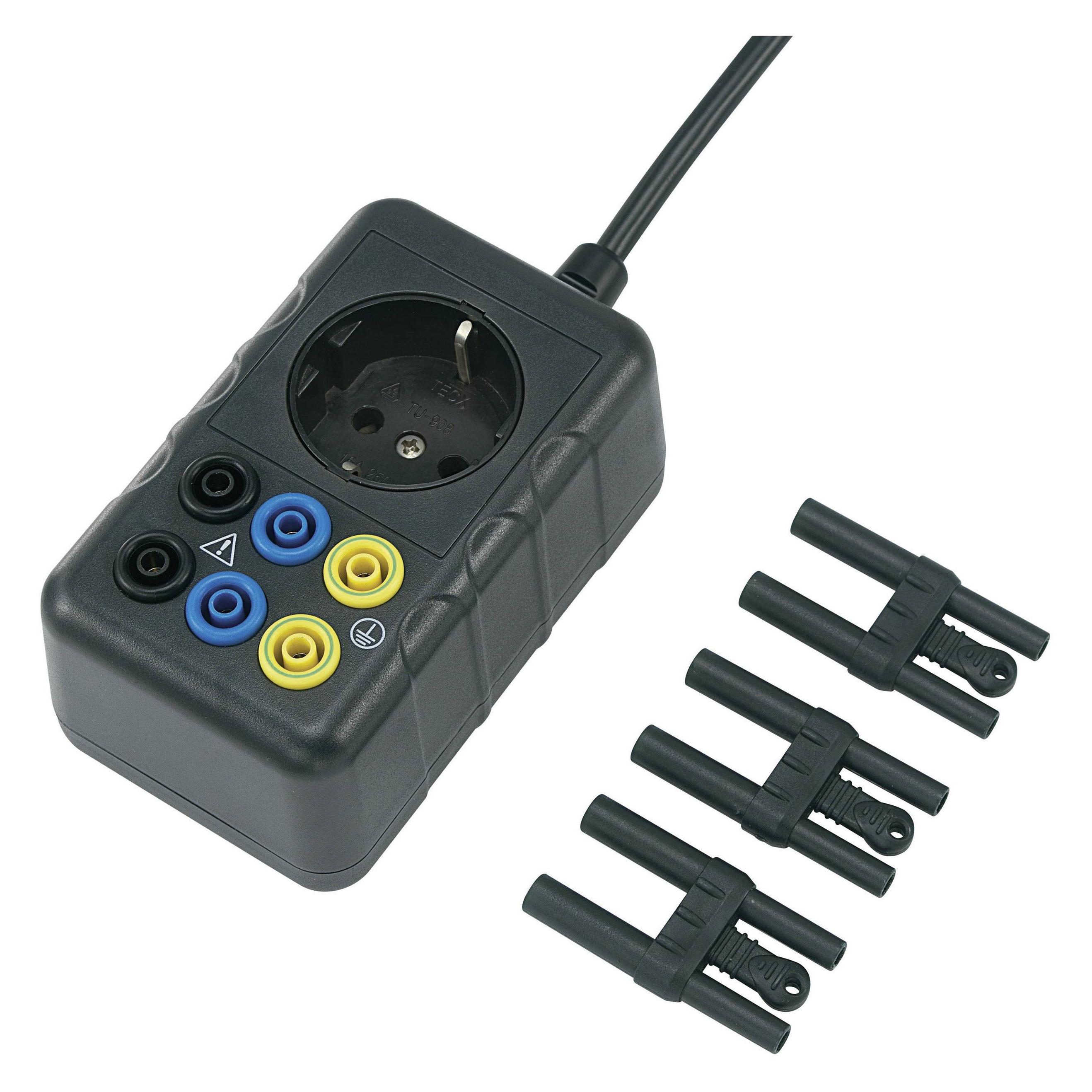 Voltcraft Messadapter ( Schutzkontakt-Stecker (123980)