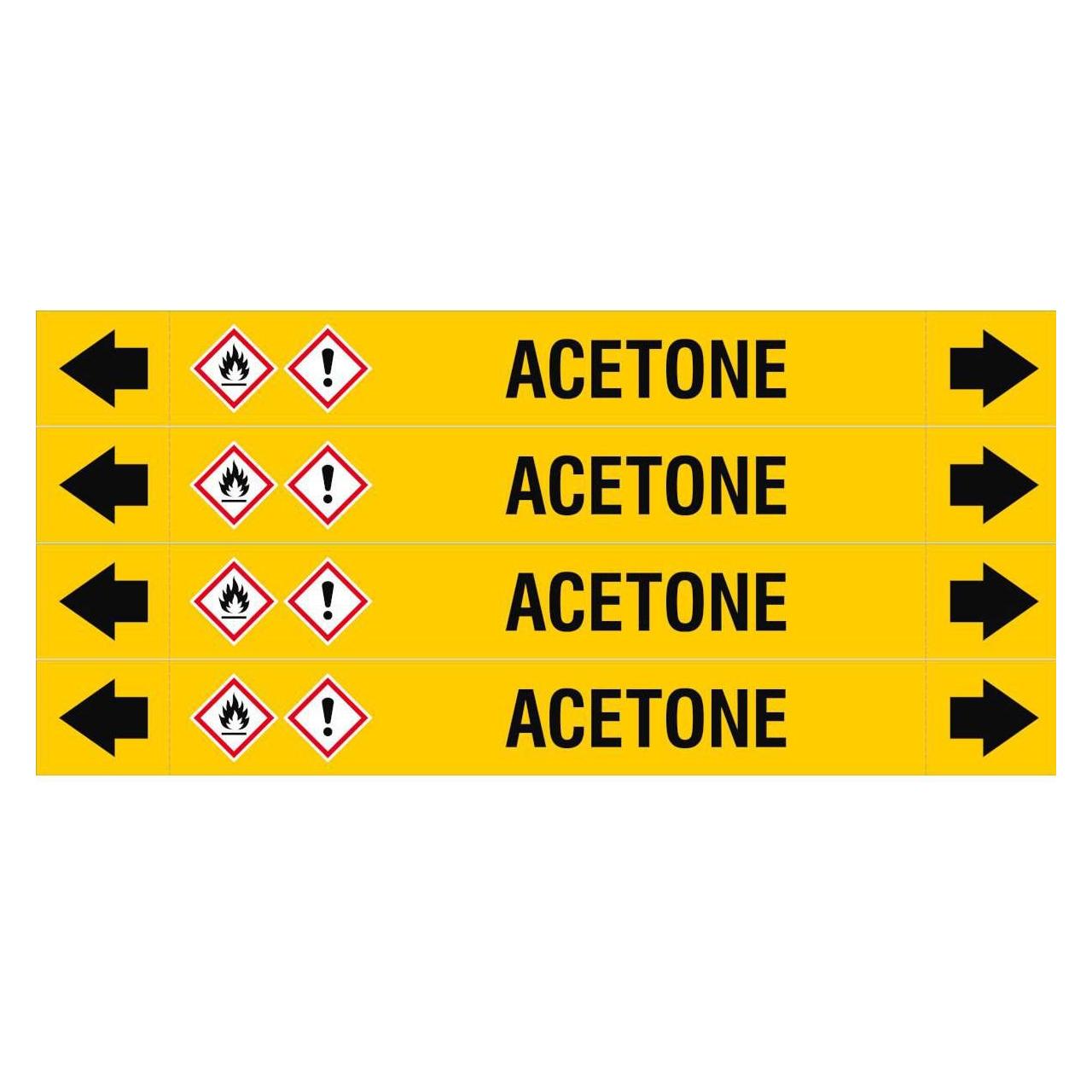 Brady ASME - Rohrmarkierer - Acetone (ASMEPM-26X230MM-ACETONE)