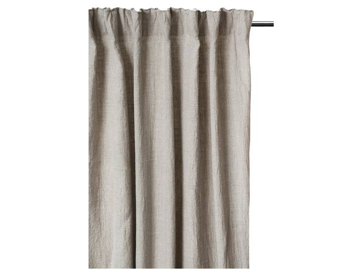 Himla Sunshine Gardine mit Faltenband 140 x 290cm Natural