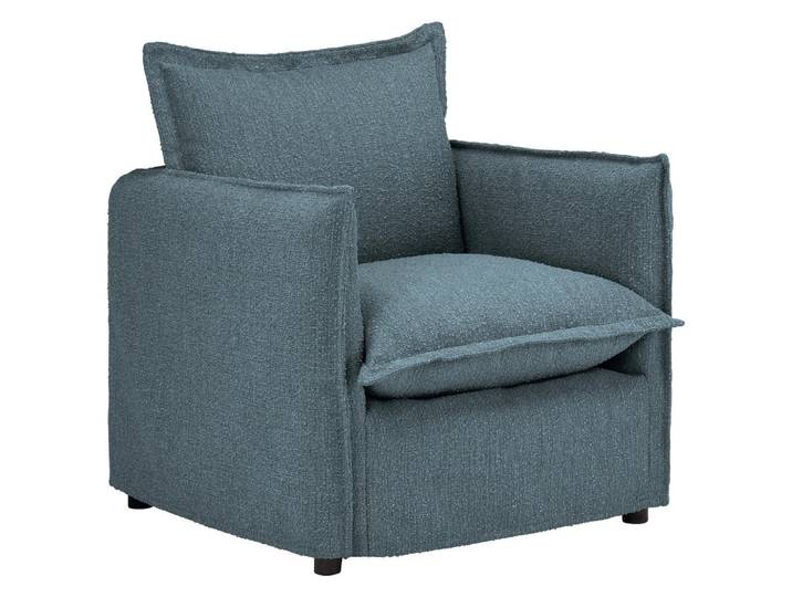 Livetastic Hussen-Sessel, Blau, Metall, 120x82x98 cm, Made in EU, Wohnzimmer, Sessel, Polstersessel