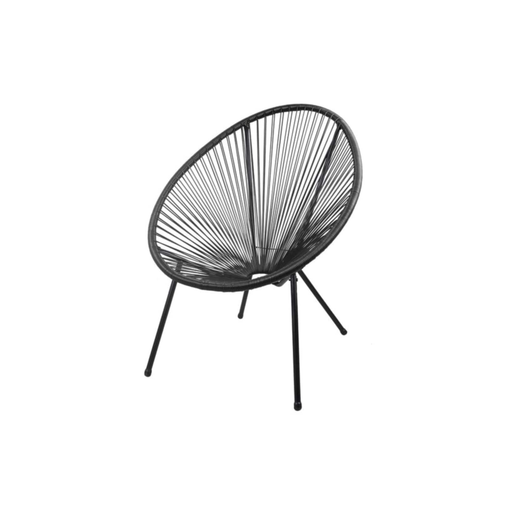 Relaxsessel DALIDA 2er Set schwarz