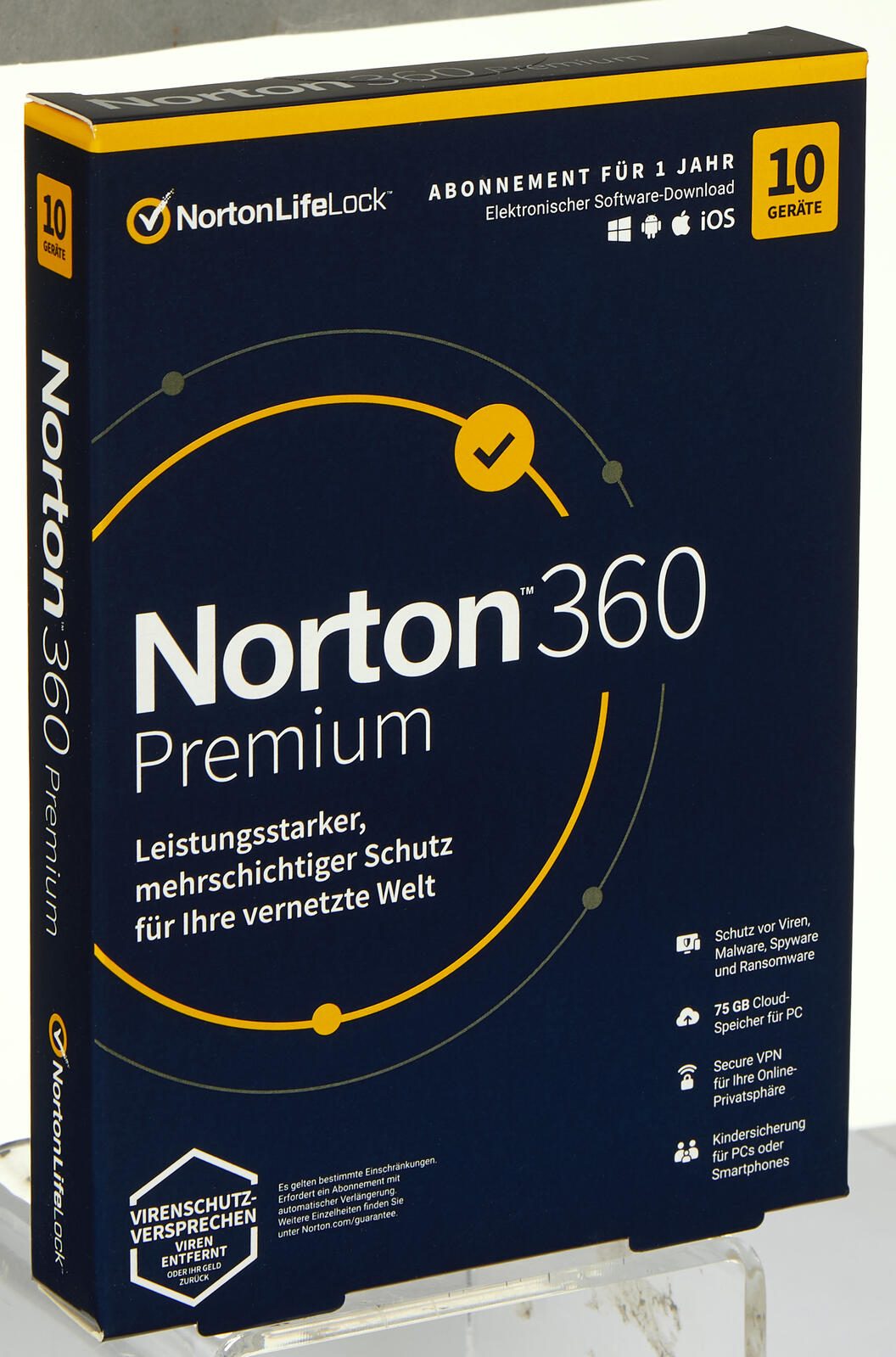 Norton 360 Premium Sicherheitssoftware Vollversion (PKC) 21405825