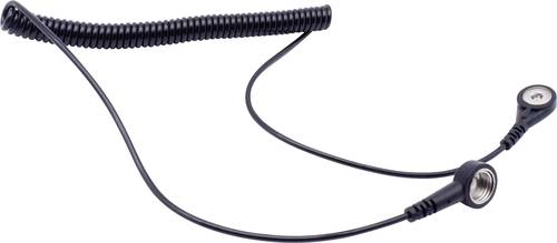 Quadrios ESD-Erdungskabel 1.80m Druckknopf 10 mm, Druckknopf 4mm