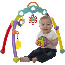 Playgro, Krabbeldecke + Spielbogen, Fold and Go