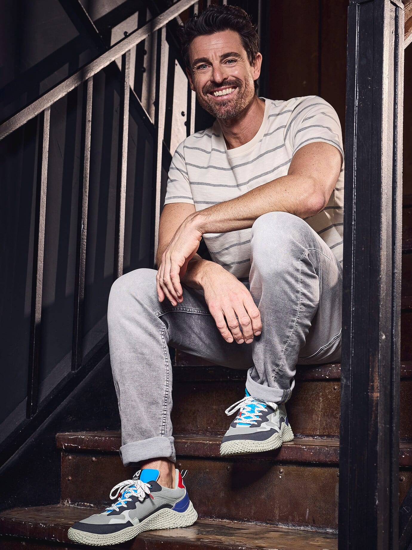 ID Eight Hana-Sneaker Blau 41