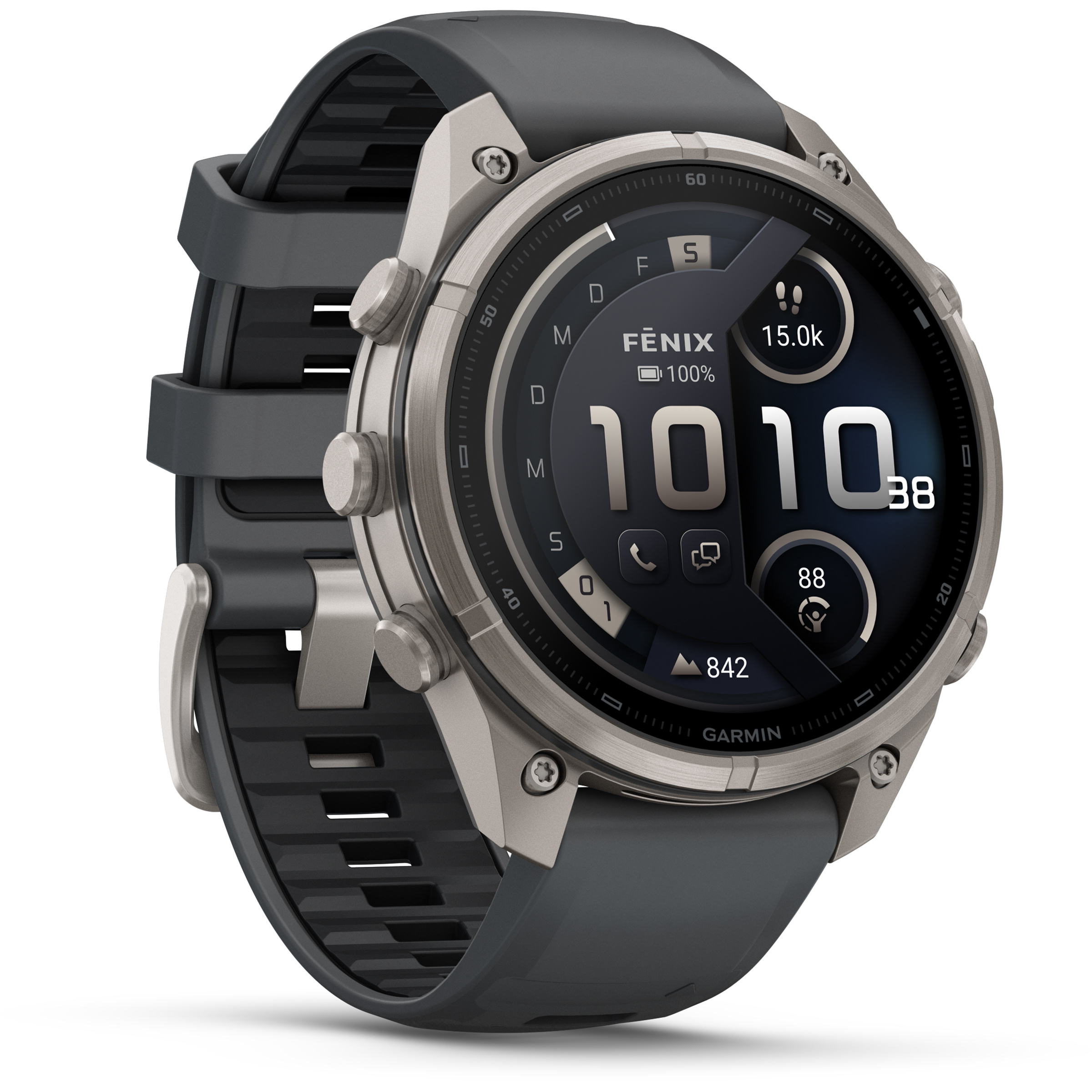 Garmin Fenix 9 Pro inReach GPS-Uhr GPS Uhren schwarz Größe 51mm Laufen | Trailrunning | Training & Fitness