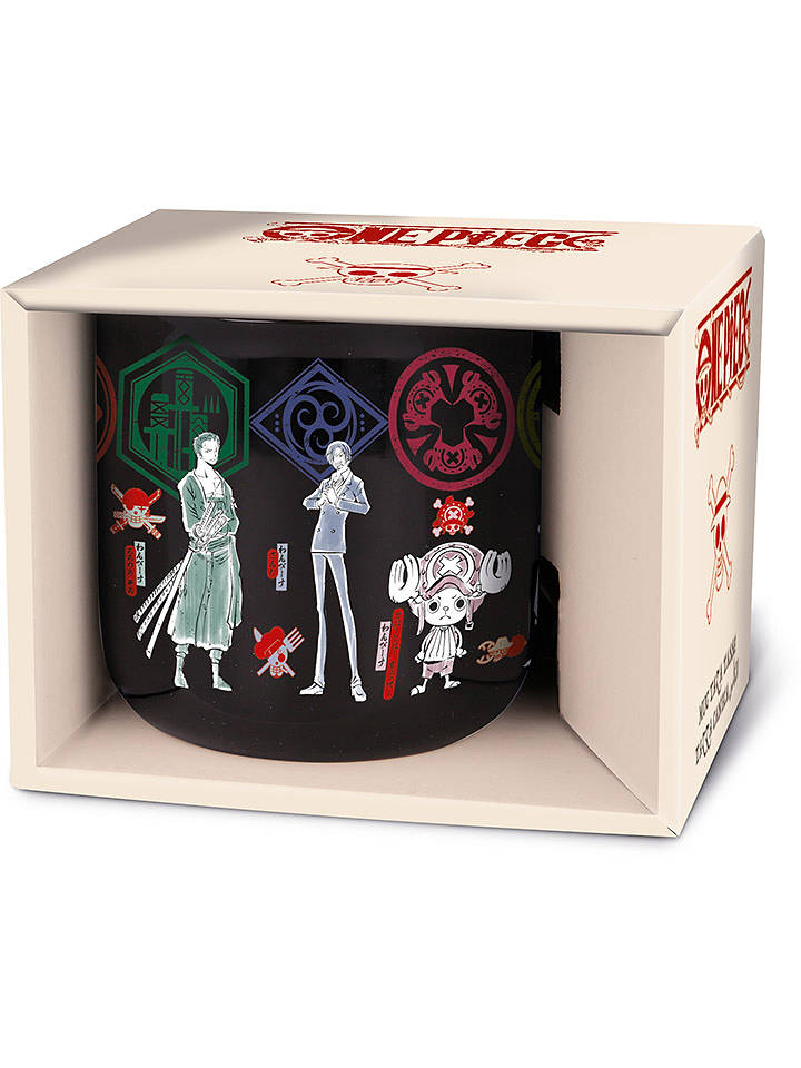 Stor Tasse "One Piece" in Schwarz/ Bunt - 400 - 400 - onesize