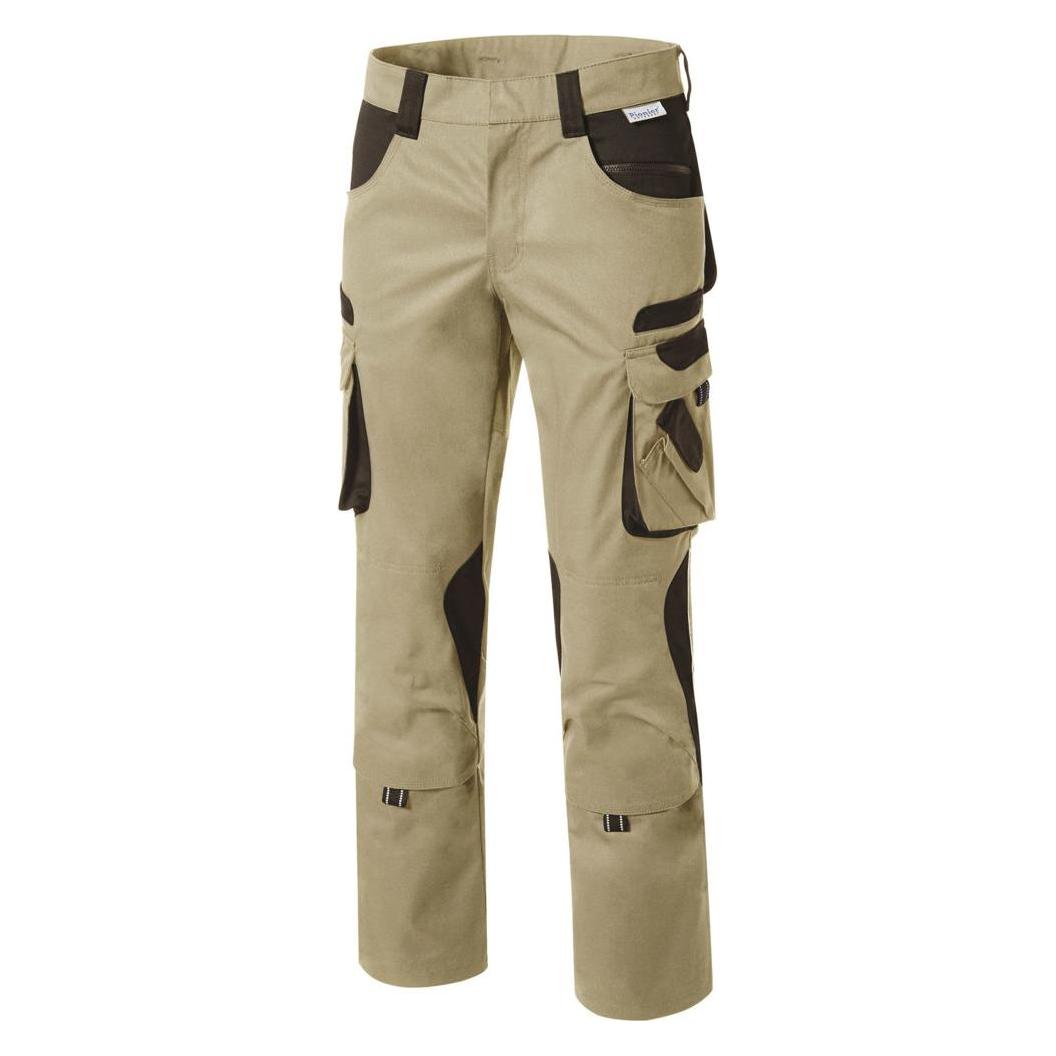 Pionier Bundhose Damen TOOLS, 285 g/m², beige/braun, Gr. 46 (46) (81471490)