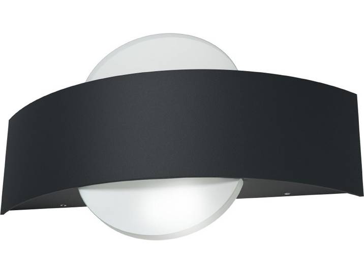 LEDVANCE ENDURA STYLE Shield, Wandbeleuchtung für den Außenbereich, Grau, Aluminium, Polymethylmethacrylat (PMMA), IP44, Eingang, Fassade, I