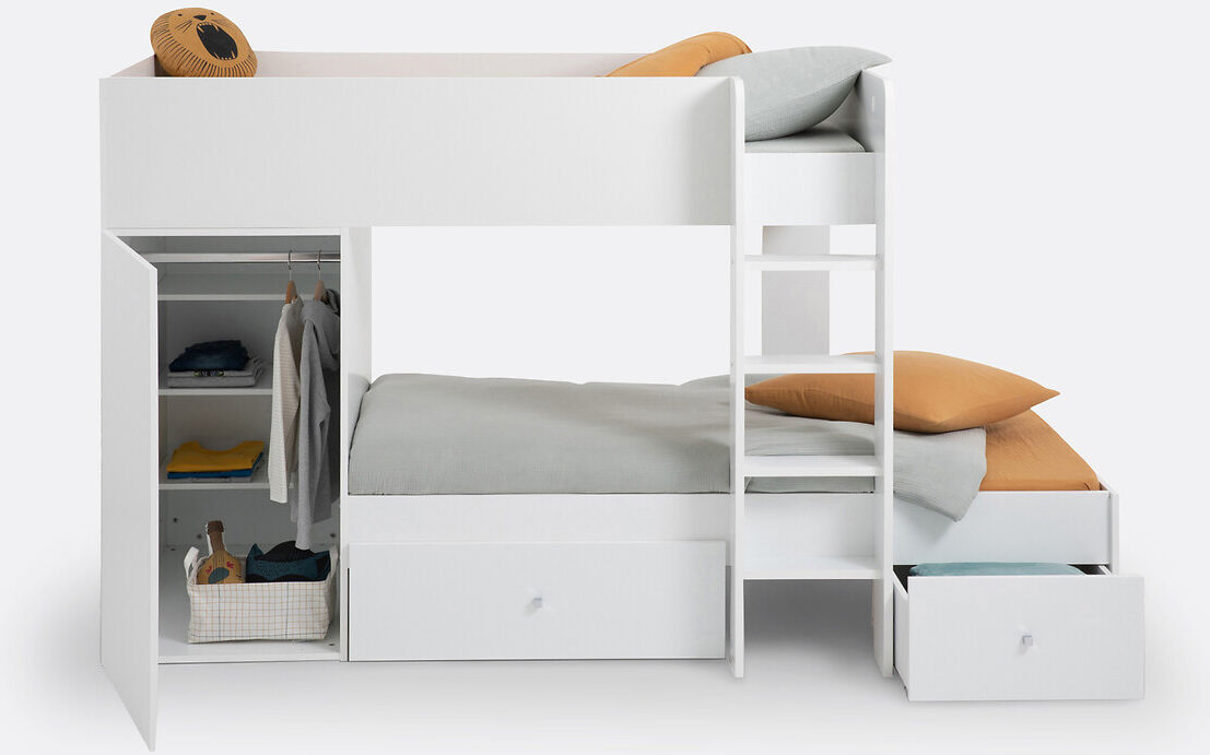 LA REDOUTE INTERIEURS Lits superposés avec rangements intégrés, Celius