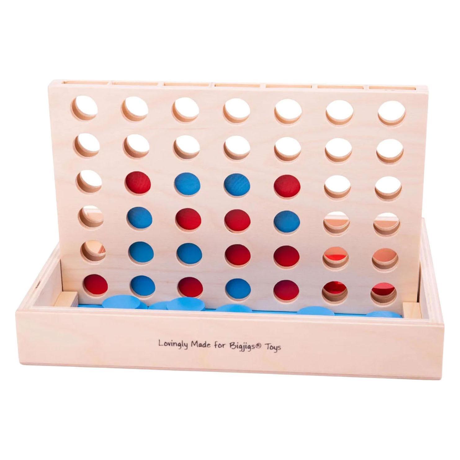 Bigjigs Toys Vier in Einer Reihe (BJ699)