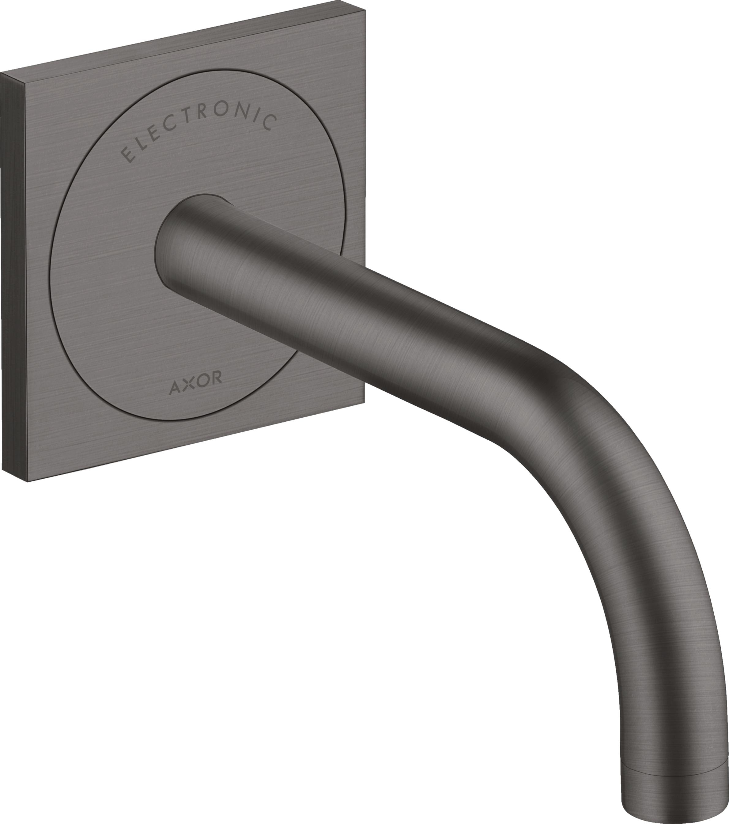 hansgrohe Elektronischer Waschtischmischer Axor Uno UP, Ausl. 165mm, brushed black chrome