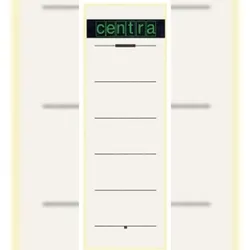 Centra LEITZ Rückenschild kurz breit sk weiß10St 521114
