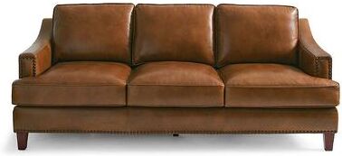 Collins Sofa - Cognac Leather - Grandin Road