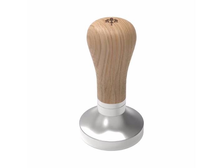 Eureka Vier Höhen: 94, 99, 102, 107mm, Naturholz Tamper – Siebträgermaschine Zubehör – hellbraun