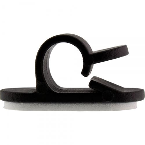 InLine 10er Pack Kabelmanager, mit Klebesockel, 2,8cm, schwarz