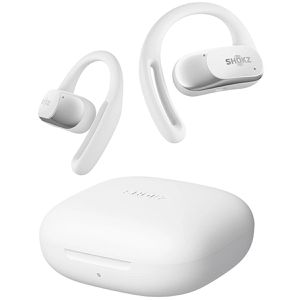 Shokz Kopfhörer OpenFit Air, weiß, Open-Ear, mit Mikrofon, Bluetooth